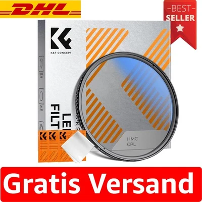 82mm Zirkularer Polfilter CPL - Optisches Glas für Foto-Kameraobjektive - Bild 1 von 4