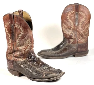 Lucchese Straußenleder Cowboystiefel Herren 11,5 2E 1351 600714 W8S - ABSATZ - Bild 1 von 15