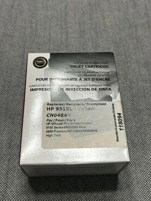 Cartucho de tinta amarilla HP 951XL CN048AN repuesto alto rendimiento NUEVO Foto 1 de 4