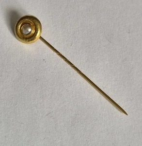 Anstecknadel 585 Gold mit Perle - Bild 1 von 3