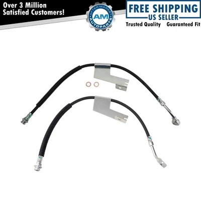 Mangueira de freio dianteiro compatível com 96-02 Chevrolet Express 2500 3500 GMC G3500 Savana - Imagem 1 de 4