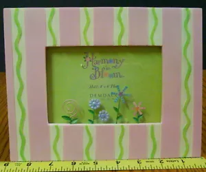 Demdaco Harmony in Bloom funky floral picture photo frame with 3D accents - Picture 1 of 1