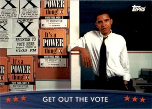2009 Topps Campaign Get Out the Vote President Barack Obama #19 - Picture 1 of 2