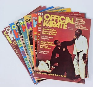 Official Karate Magazine 1973 Complete Year 9 Issues Moses Powell Muhammad Ali - Picture 1 of 17