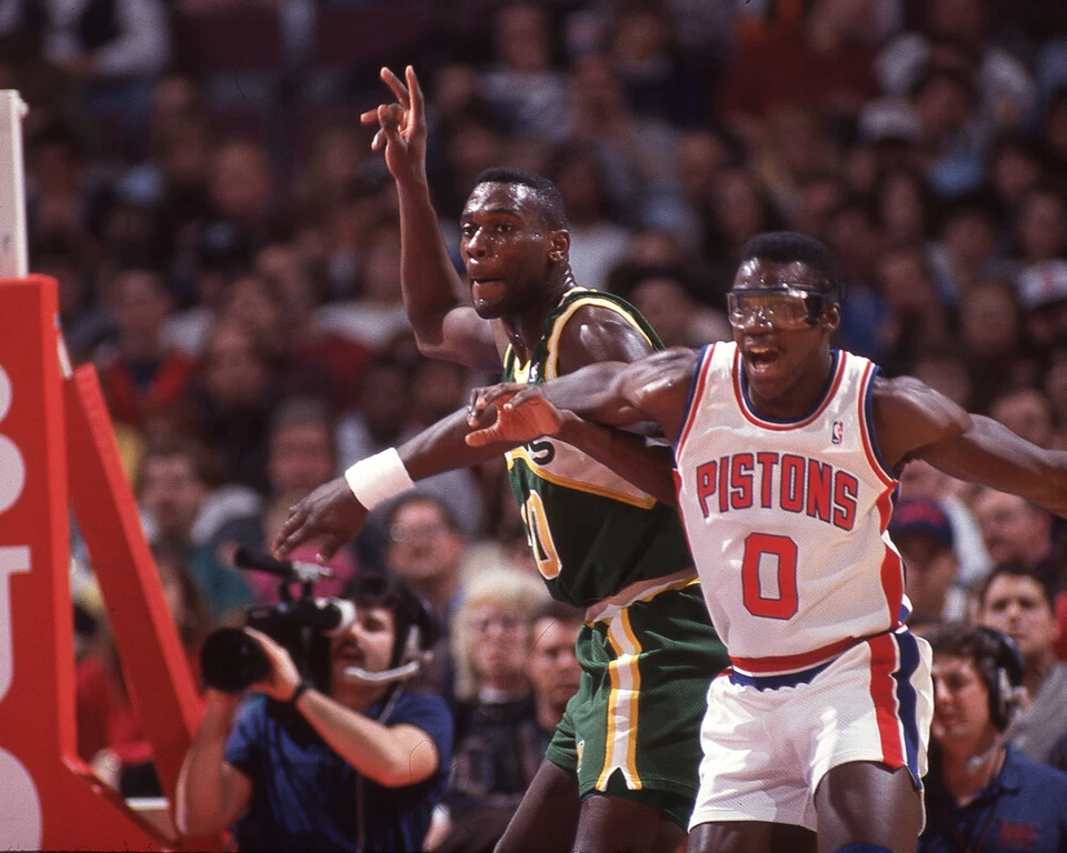 Фотография Шона Кемпа цветная 8x10 Supersonics неподписанная No1.  (Vol. 2) - Изображение 1 из 1