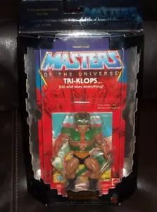 MASTERS OF THE UNIVERSE MOTU COMMEMORATIVO 2000 RISTAMPA TRI-KLOPS FIGURE - Foto 1 di 2