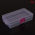 Clear Plastic Storage Box Jewelry Tool Craft Container Beads Organizer Container