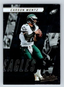 Panini Absolute #65 2017 Carson Wentz Philadelphia Eagles - Imagen 1 de 2