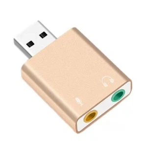 USB Sound Card for Clear Audio Output Easy to Use with 3 5mm Audio Devices - Picture 1 of 24