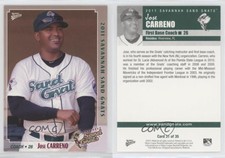 2011 MultiAd Sports Savannah Sand Gnats Jose Carreno #31