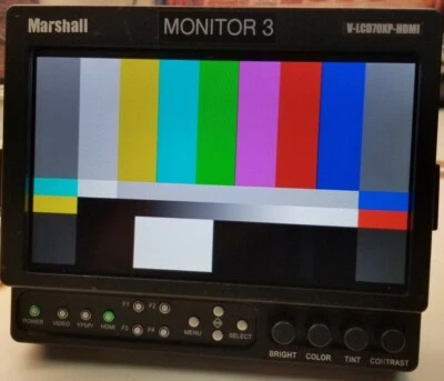 Marshall Electronics  V-LCD70XP - HDMI  Field Monitor 7" - Image 1 of 4