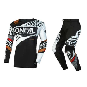 O'Neal Mayhem Wild V.23 MX Gear Set / Jersey Pant Combo Black/White XL / 36 - Picture 1 of 5