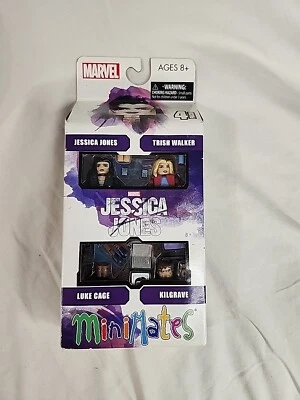 Marvel Minimates Jessica Jones Serie 1 Kilgrave Luke Cage Trish Walker 4pk Foto 1 de 2