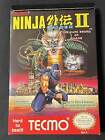 NINJA GAIDEN II NES BOX NUR TECMO OVAL NINTENDO SEAL SCHÖN