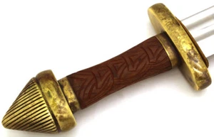 9. Jahrhundert Full Tang einschneidiges Wikingerschwert mit Holzscheide - Bild 1 von 5