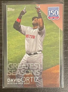 2019 Topps 150 Years of Professional Baseball David Ortiz Black Parallel #/299