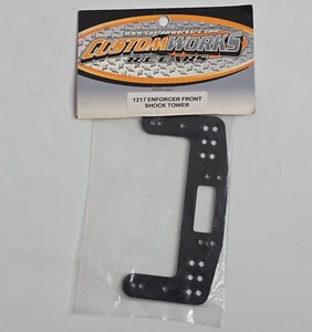Custom Works CW RC Cars Enforcer Front Shock Tower 1217 Part NOS NEW - Picture 1 of 2