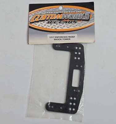 Custom Works CW RC Cars Enforcer Front Shock Tower 1217 Part NOS NEW - Image 1 of 2