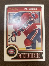 2014-15 O-Pee-Chee Hockey #9 P.K. Subban Hockey Card!