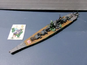 =Axis Allies War at Sea CUSTOM 3D SHIP Super Yamato Class Green NICELY DONE= - Picture 1 of 4