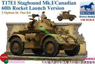 BRONCO ZB48003 1/48 T17E1 Staghound Mk.I/Canadian 60lb Rocket Launch Version new