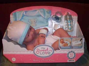 New Berenguer Doll Blue Outfit 14" Newborn My Sweet Love NIB - Picture 1 of 3