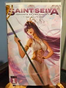 Saint Seiya Knights of the Zodiac Time Odyssey #1 2023 Li Variant NM Ablaze - Picture 1 of 7