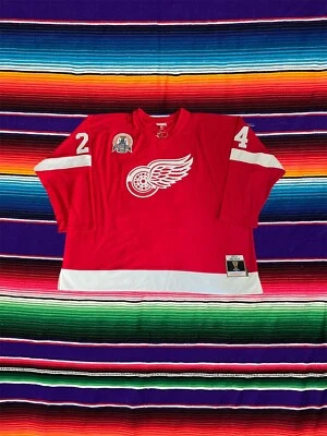 Camiseta deportiva de jugador Mitchell & Ness Detroit Red Wings Chelios 01-02 línea azul para hombre 4XL Foto 1 de 4