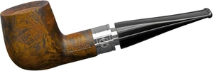 RATTRAY'S MONARCH CONTRAST 5 BILLIARD STRAIGHT 9MM BRIAR PIPE NEW pfeife / BLACK - Picture 1 of 6