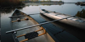 Canoe Lashing Bars -- Connect your 2 canoes with clamp-on crossbars   - Picture 1 of 1
