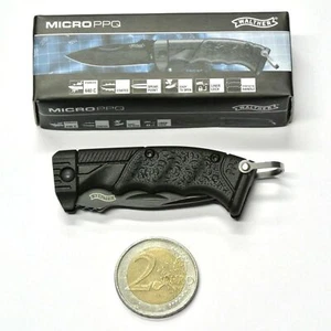 Walther PPQ Micro Mini Taschenmesser Messer Rettungsmesser für Schlüsselbund Ge - Bild 1 von 2