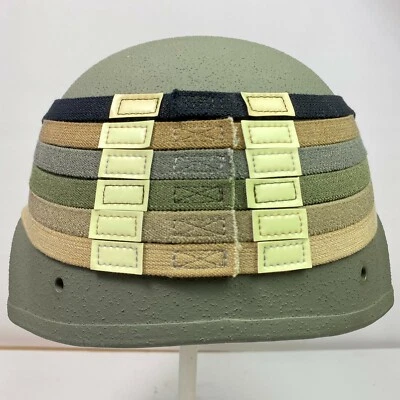 LIONS SERVICES INC. 4pk HELMET CAT EYE EYES BAND ARMY USMC OD Foliage Coyote Tan PASGT ACH LWH ECH