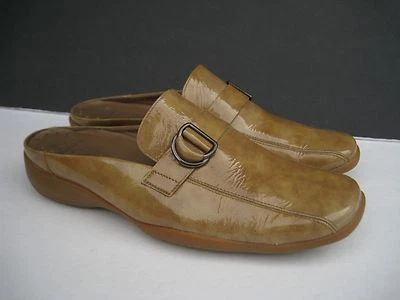 Mephisto Cool Air Women's Patent Leather Mules, Size 9 - Image 1 of 4