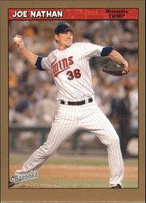 2006 (TWINS) Bazooka Gold Chunks #67 Joe Nathan