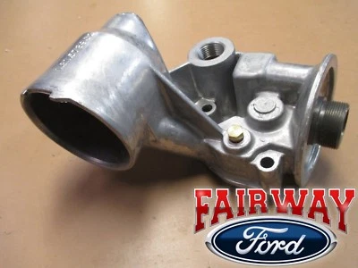 99 thru 03 OEM Ford Super Duty Excursion Oil Cooler Filter Housing Adapter 7.3L - Image 1 of 4
