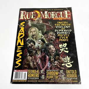 RUE MORGUE #201 Jul/Aug 2021 The Sadness, Romero, Werewolves Within, more... - Picture 1 of 5