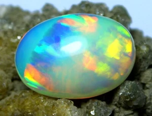 5.60 Cts Zertifikation Natürlich Äthiopische Opal Flash Multi Feuer Lose - Bild 1 von 10