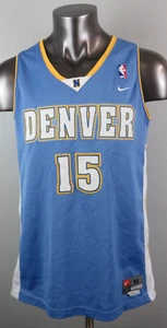 Vintage NBA Basketball Jersey Nike Carmelo Anthony Denver Nuggets Sz L Length +2 - Picture 1 of 15