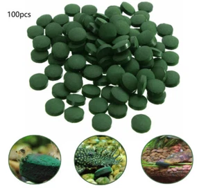 100 Pieces of Spirulina Concentrate, The Most Popular Fish Pet Food - Picture 1 of 6