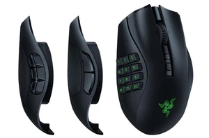 Razer Naga Trinity USB MMO/MOBA Gaming Mouse Black Changeable side buttons NEW - Picture 1 of 1
