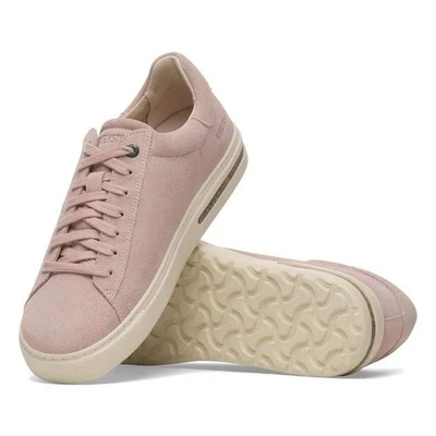Birkenstock Women’s Bend Low Suede Sneakers Lt Rose 39 US 8-8.5 New Defect $160 - Image 1 of 4