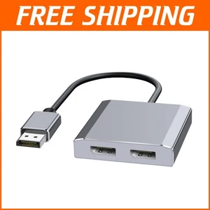 MST DisplayPort to Dual DisplayPort Splitter - 4K Support for Professionals - Picture 1 of 10