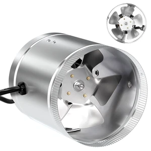 8" 420 CFM Inline Duct Vent Blower Fan Boost Exhaust & Intake Airflow - Picture 1 of 6