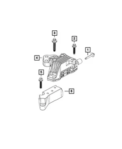Genuine Mopar Transmission Mount Isolator 68270565AB - Picture 1 of 6