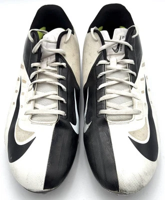 Nike Vapor Elite Football Cleats Mens 15 Black White Lace-Up 603744-100 - Image 1 of 4