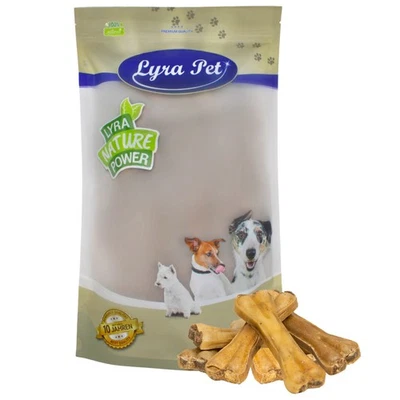 10 Kauknochen gefüllt mit Pansen ca. 15 cm Kausnack für Hunde Rind Lyra Pet® - Bild 1 von 4