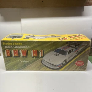 Radio Shack Tandy BMW M1 Vintage 80s Radio Controlled RC Car 1/15 Scale 27 MHZ - Picture 1 of 12