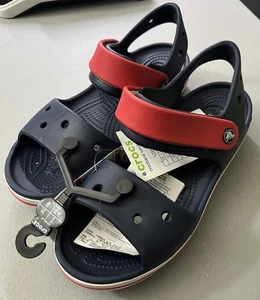 Crocs Kids Sandalen Crocband Cruiser Kindersandalen K navy/rot Größe 3 - Bild 1 von 6