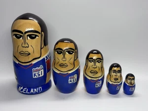 Vintage Island Fußball Futbol russische verschachtelte Puppen - Bild 1 von 2