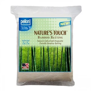B-96 Pellon Natures Touch Bamboo Blend Batting W/scrim Queen-sized 90in x 108in - Picture 1 of 1
